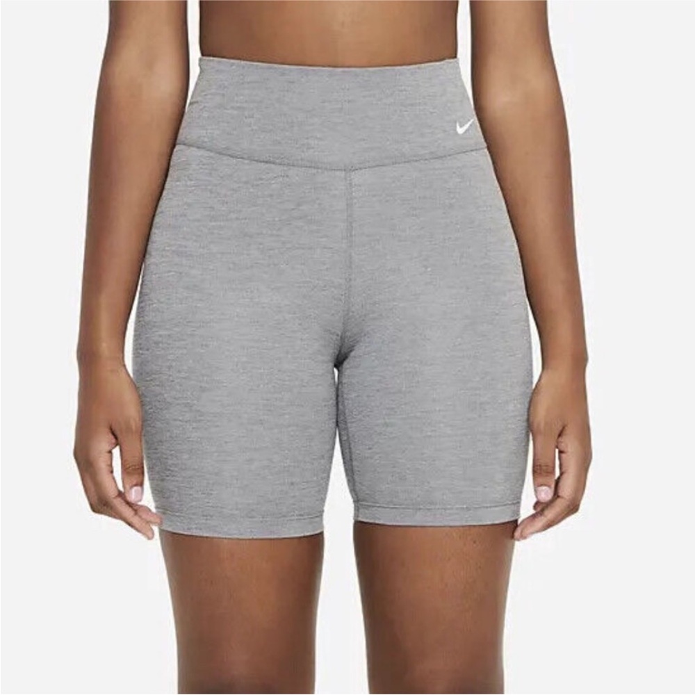 Nike One 7" Iron Grey Mid-rise Training Shorts Size Large